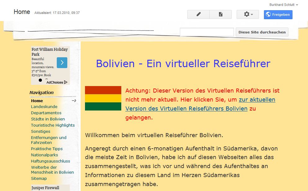 Screenshot sites.google.com/site/bolivieninfo