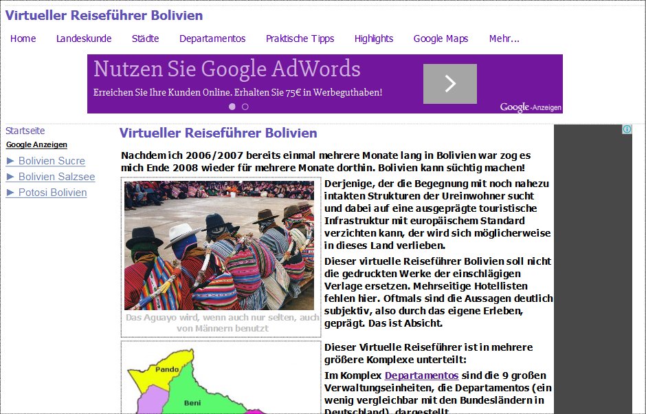 Screenshot bolivien.bpgs.de