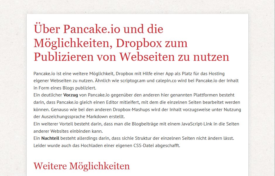 Screenshot pancake.bpgs.de
