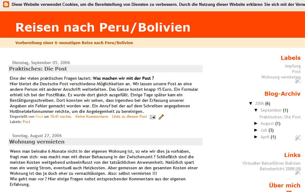 Screenshot perubolivien.blogspot.de